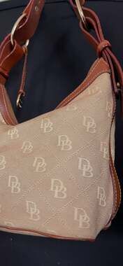 Rare Vintage Dooney & Bourke Sage Green Logo Purse...